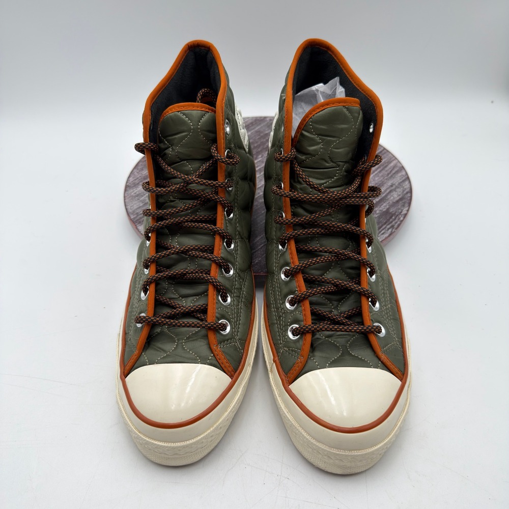 Converse Sneakers Mens Size 11.5 Chuck 70 Hi Quilted Workwear Green 169375C - Picture 7 of 11